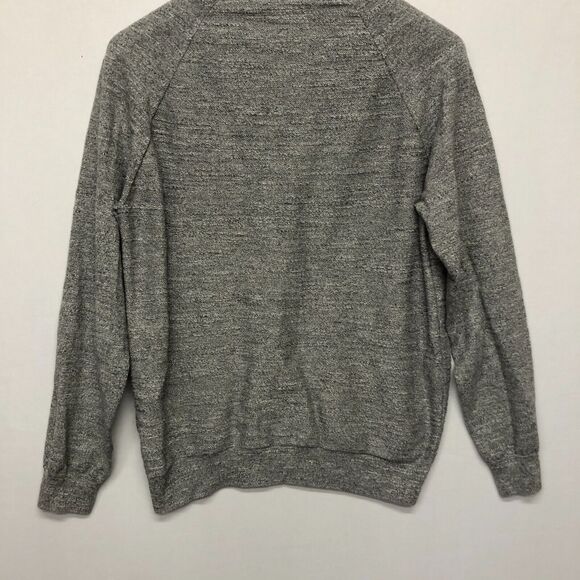 J. Crew Men Long Sleeve Crew Neck Cotton Knit Sweater Size Large Gray B253 -11 - Picture 14 of 14